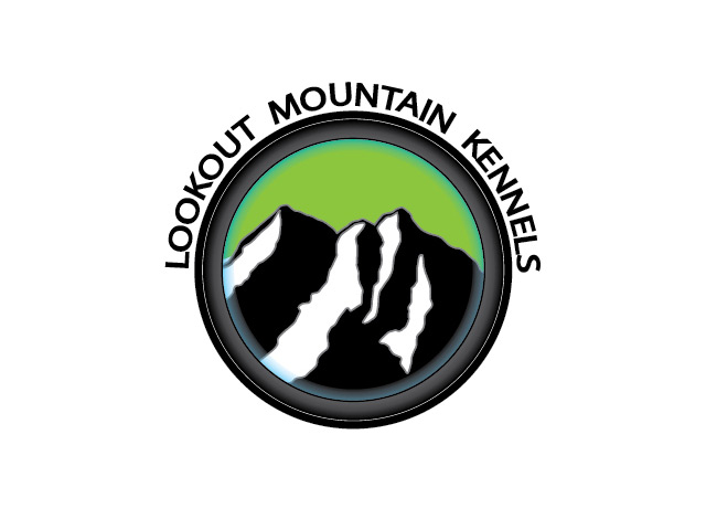 lookout mountain kennels logo design
