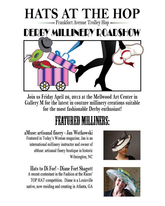 Hats to Di For Derby Promotional Flyer